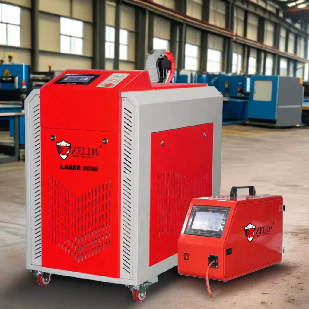 Air Cooling Fiber Welder Cutting Cleaning Metal Laser Welding Machine 2000W