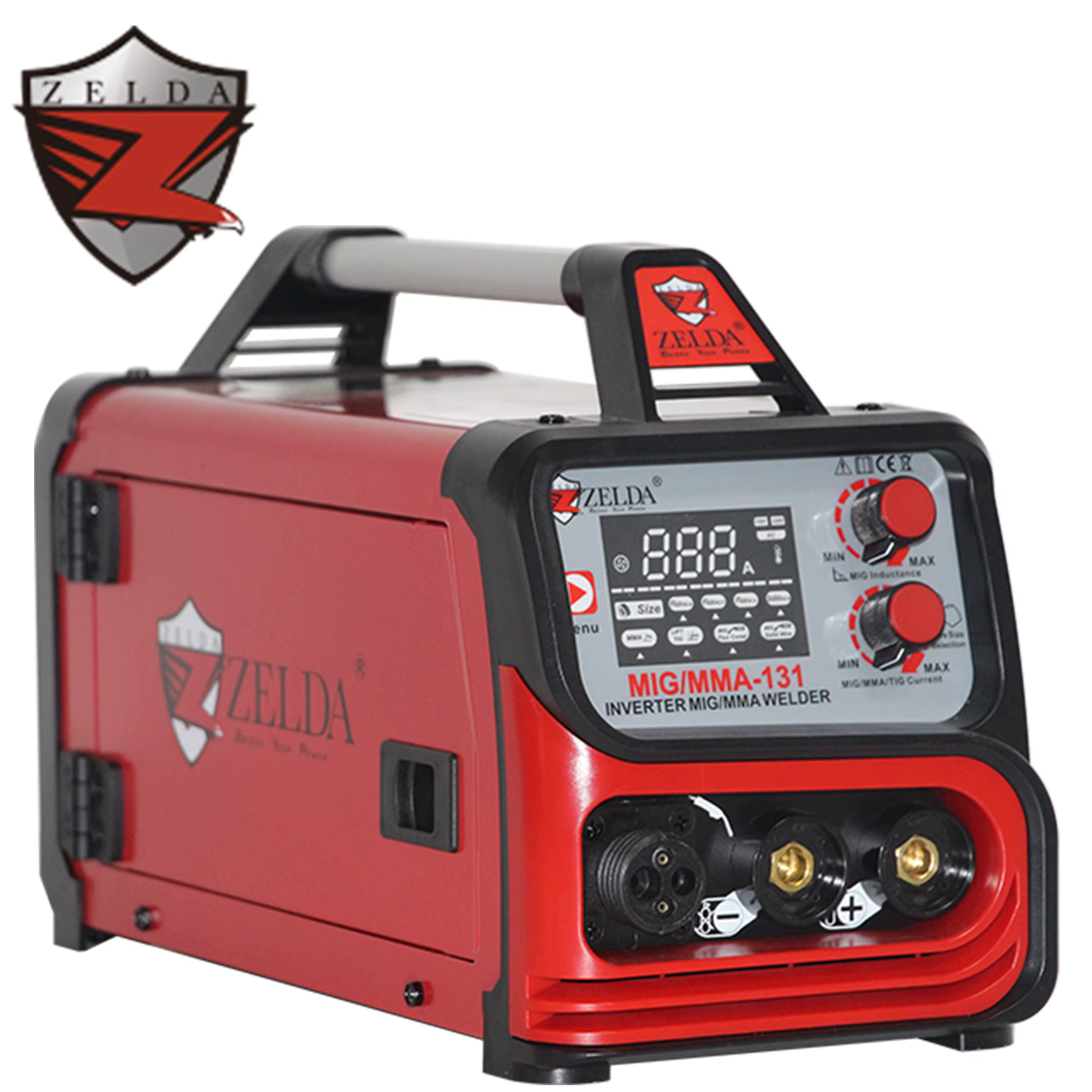 Zelda mig welder 130 amp Portable Welding Machine MIG Arc Welder for 1KG Wire Spool