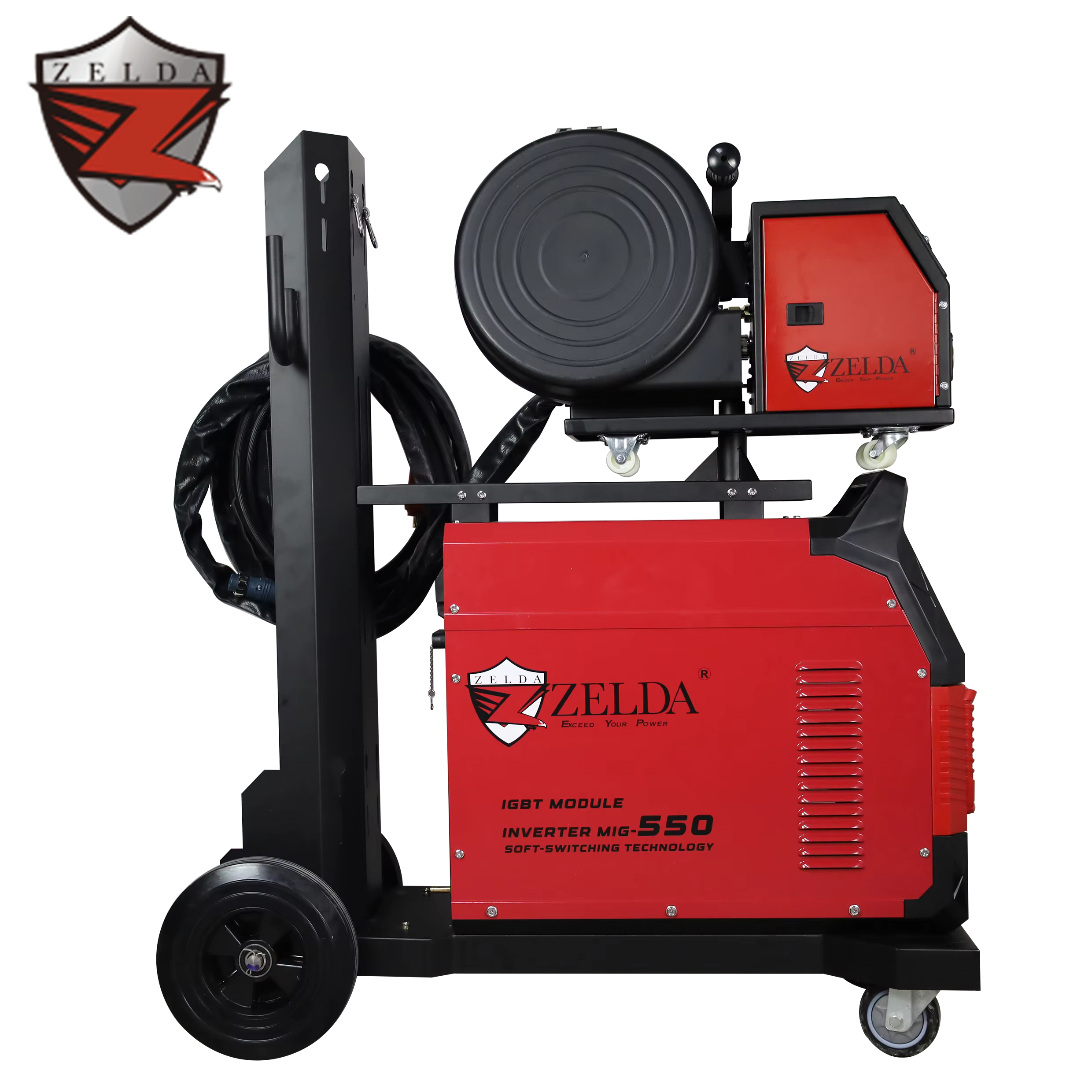 ZELDA 3PHASE 380V Industrial MIG Welding Machine 550Amp Welding Machine CO2 Welding Machine 380v