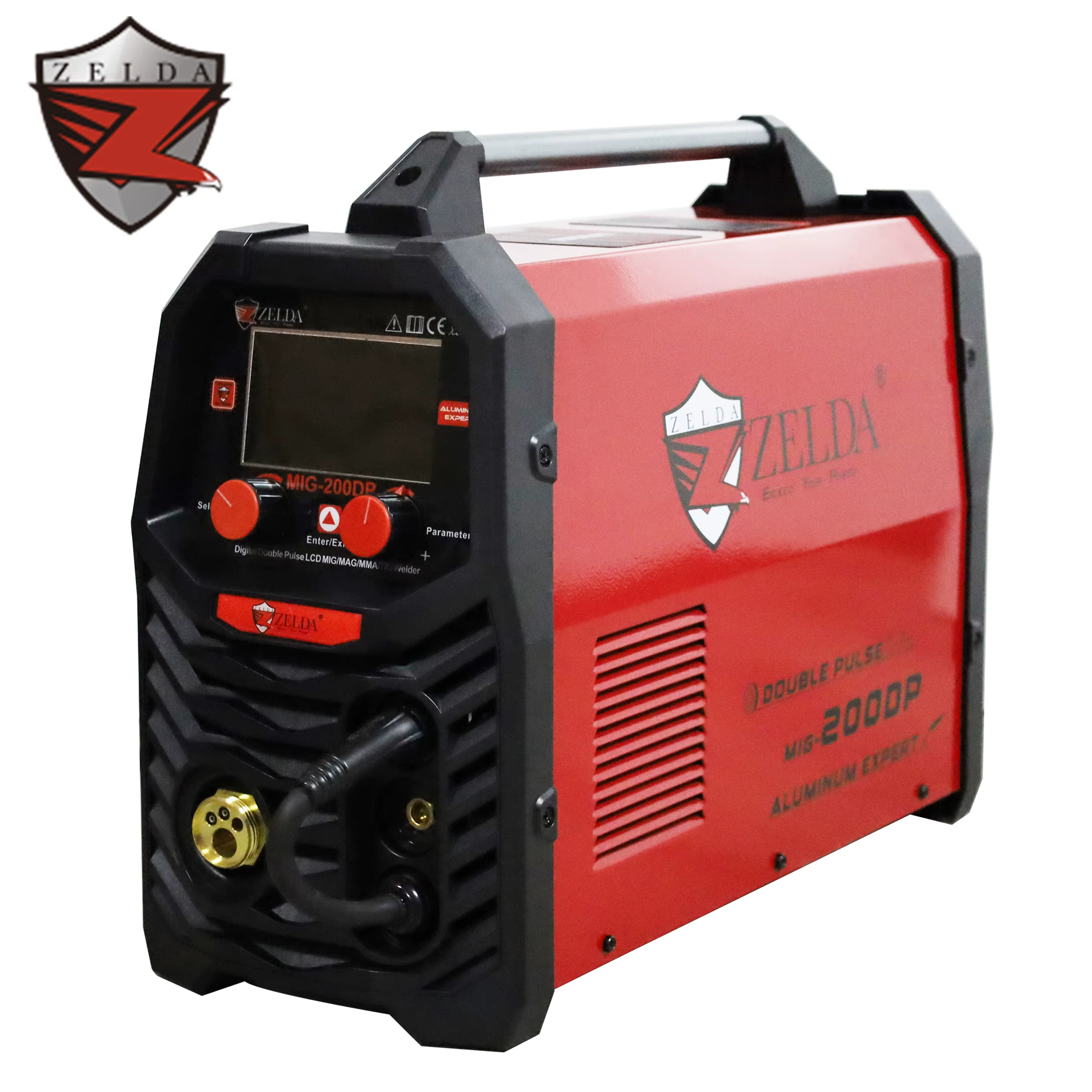New Multi Process Stainless Steel Aluminum Mig Welders 200A Synergic Tig Mma Mig 4 in 1 Portable Welding Machine