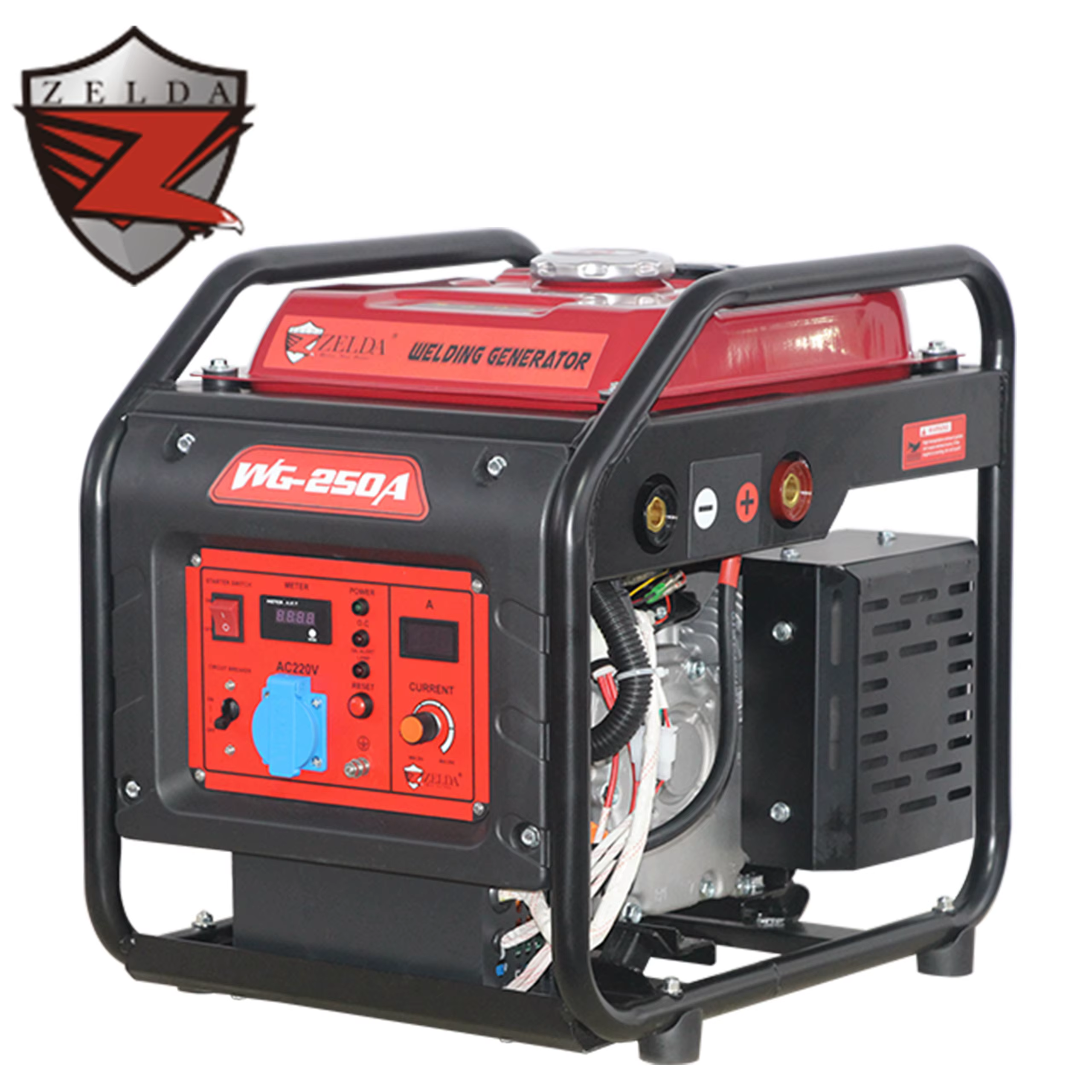 Zelda 6.5 Max AC Output Gasoline Generator Inverter Air Cooled Welding Equipment Reliable High-quality 50Hz 4-stroke Recoil