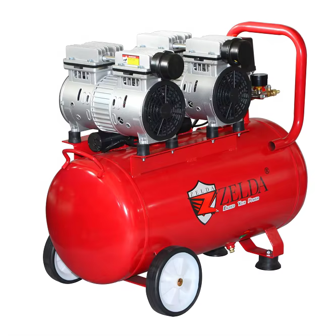 ZD6002-50L High Quality High Performance 220V 8 Bar Oil-Free Silent Air Compressor OEM Customized