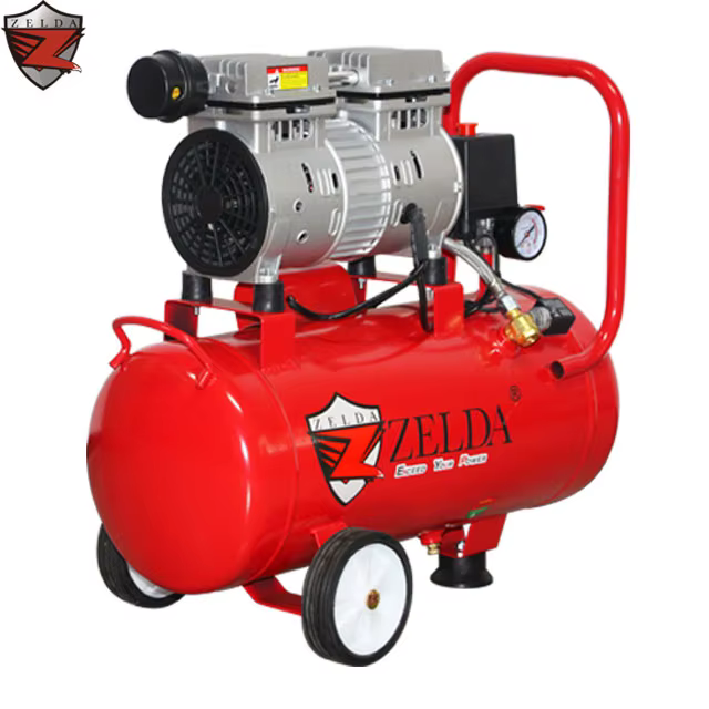 Zelda Portable 24L Oil Free Silent 600W Air Compressor Powerful 220V Air Compressor
