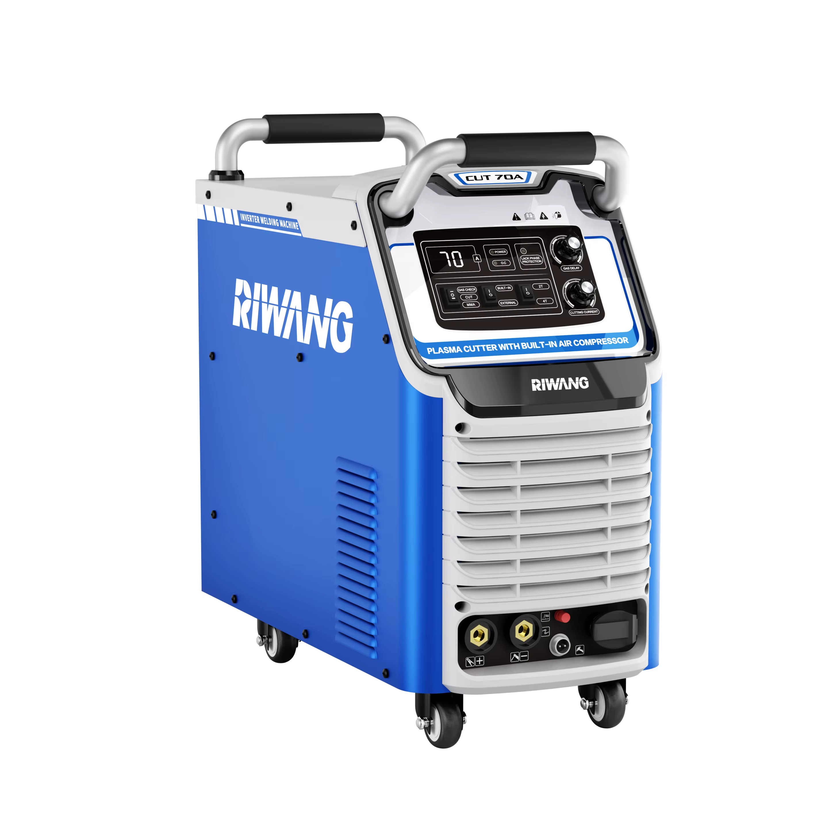 Handheld Industrial Grade Inverter Welder CUT-70A Mma Excellent Thrust Equipment Built-in Air Compressor Arc Plasma Cutter Steel