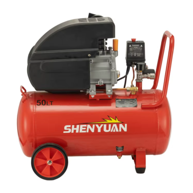 SHENYUAN Chinese Professional Factory Cheap 50L Piston Electric Portable Direct air Compressor