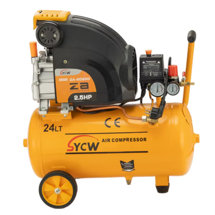SHENYUAN Direct Drive Air Compressor 1.5KW 24L 0.8MPa for Construction & Automotive Repair Air Compressor Pumps
