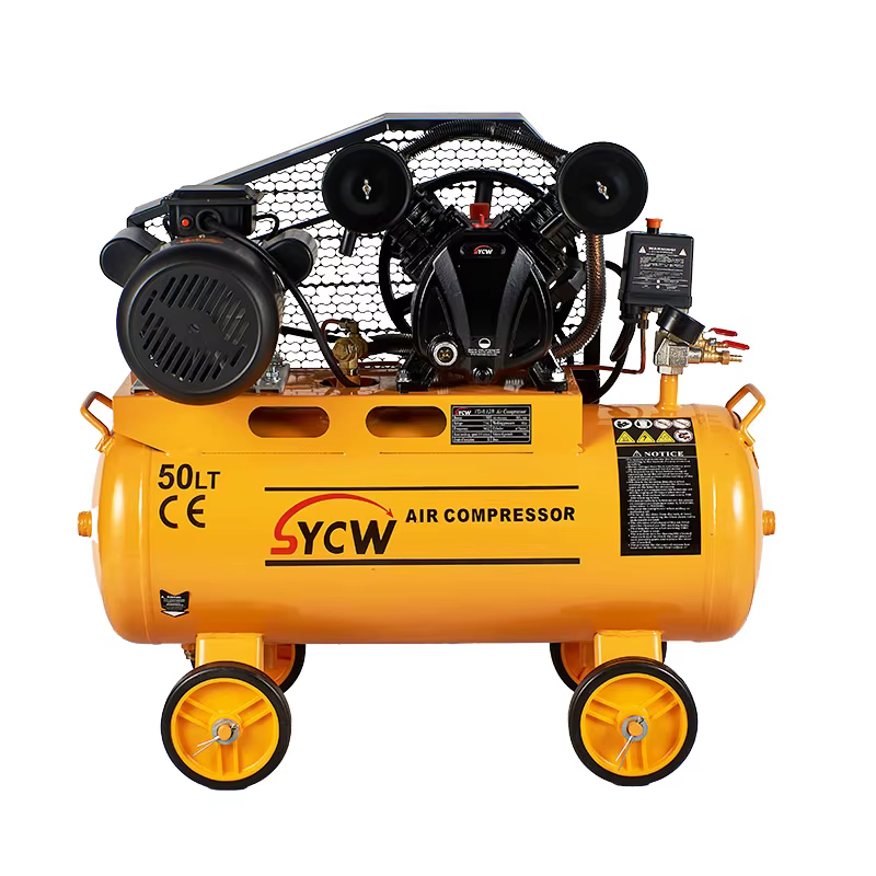 Compresseur a Air Haute Pression Quality New 50 Liter Belt Drive Air Compressor for Dental