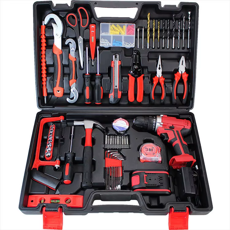 59 Pieces Promotional Metric Combination Tool Socket Set Tool Box