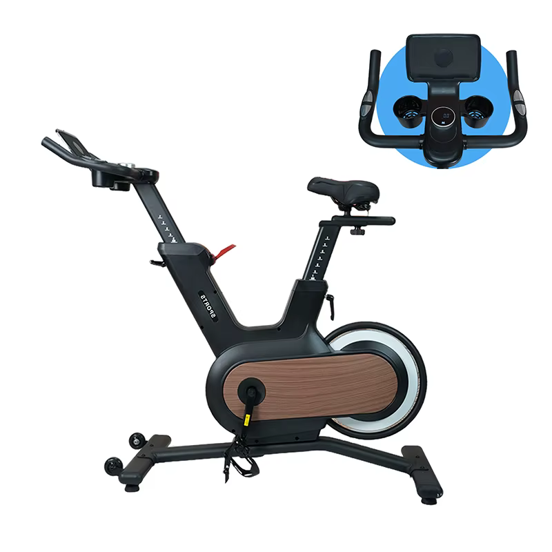 Oem Indoor Stationery Bicycle 10kgs Flywheel Fitness Equipment Magnetic Control Exercise Spinning Bikes