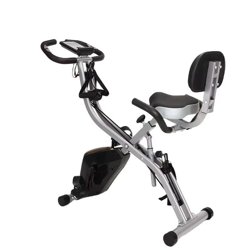 New Arrival Fitness Cycle Gym Exercise Bike Foldable Steel Frame Multifunctional Home Exercise Bike
