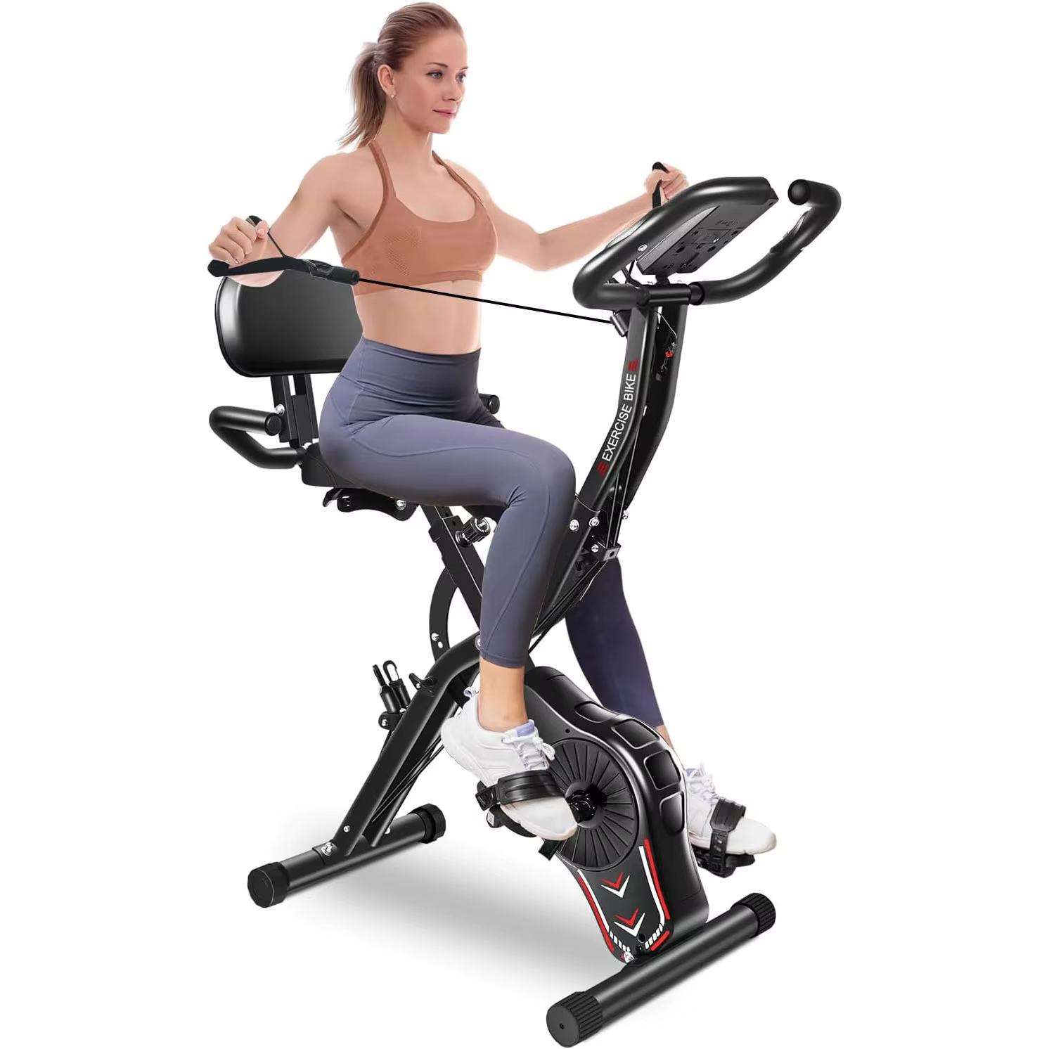 Professional Exercise Bikes Magnetic Cardio Home Training Folding Fitness Exercise Bikes
