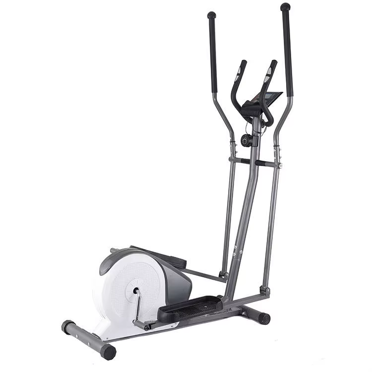 Cheap Elliptical Cross Trainer Stationary Bike 8 Level Resistance Indoor Home Fitness Elliptical Machine