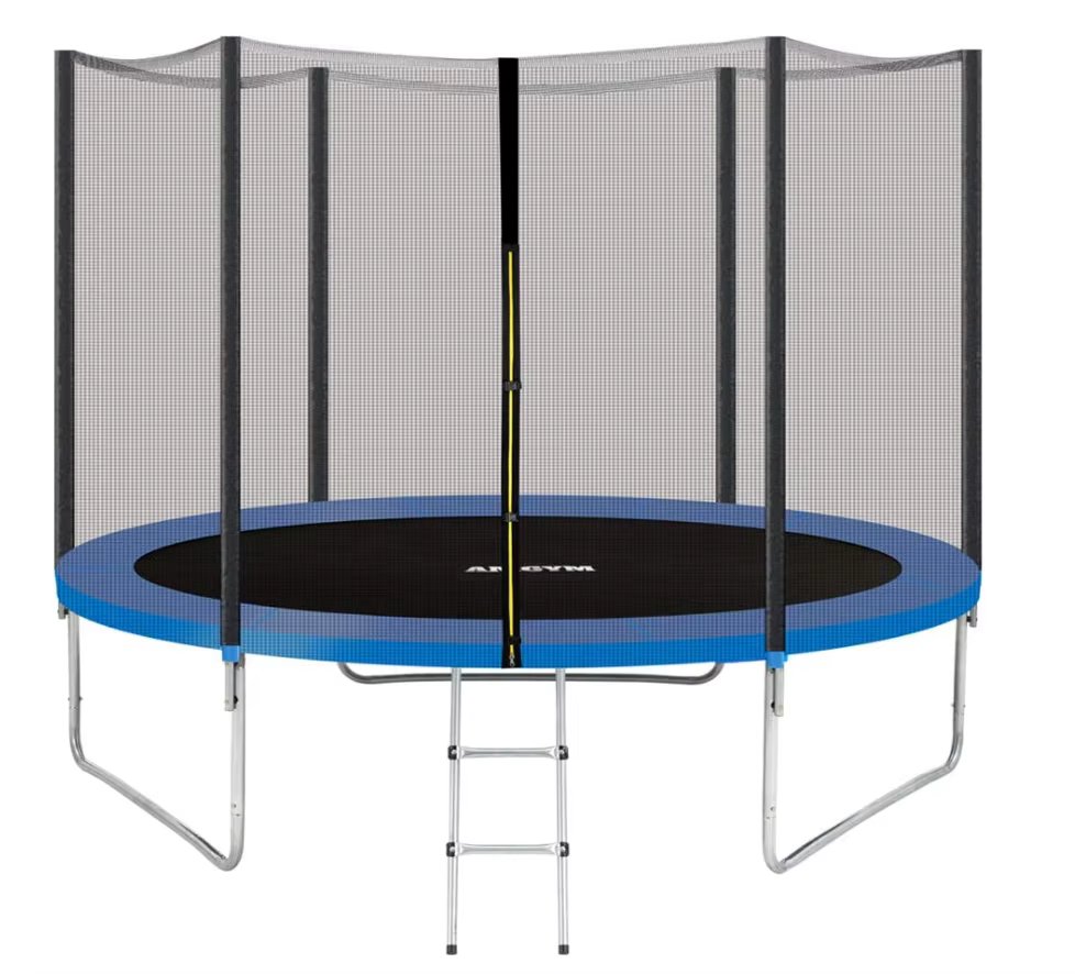 Hot Selling Trampoline Outdoor Park 14FT Kids Family Big Unisex Trampoline with Ladder