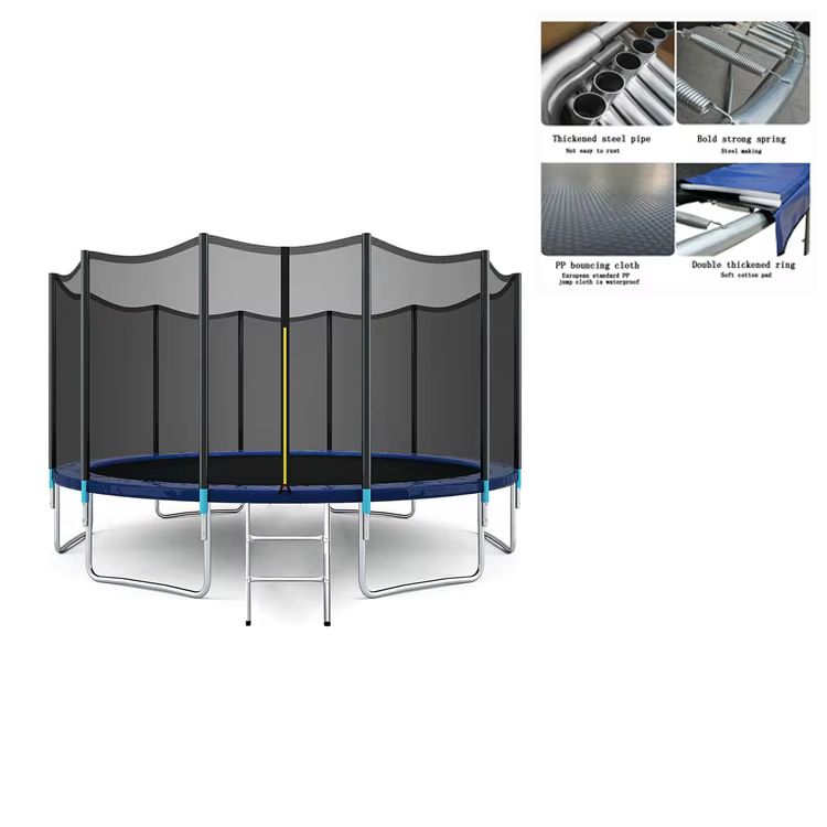 Fast Dispatch Bouncing Kid Trampoline Fitness Jumping Outdoor Large Trampoline For Adults