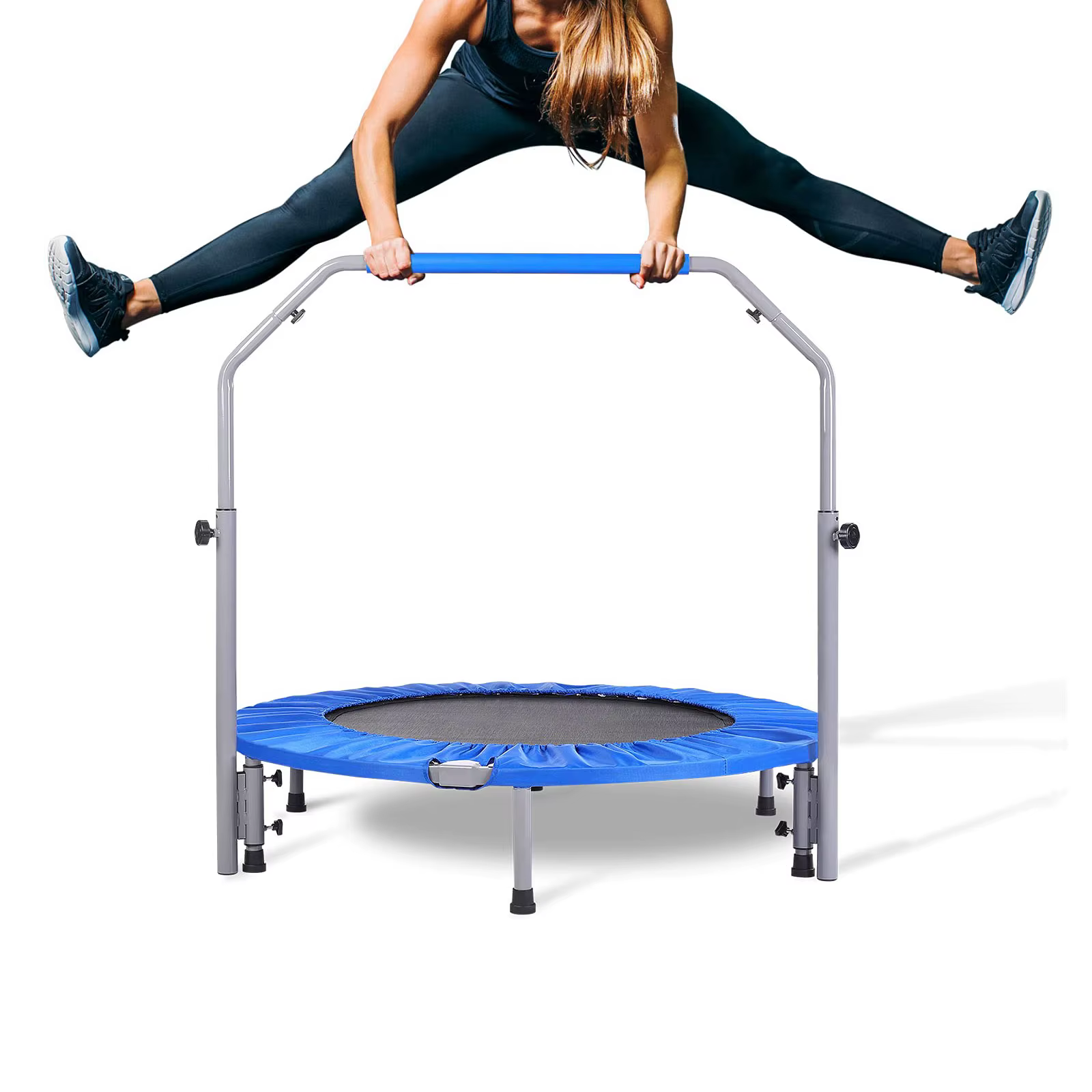 Factory Sales Indoor Mini Round Folding Rebounder Park Fitness Jumping Trampoline