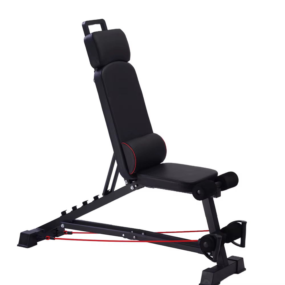 Hot Selling Foldable Gym Adjustable Dumbbell Exercise Bench Incline Home Workout Lifting Strength Training Press Weight Bench