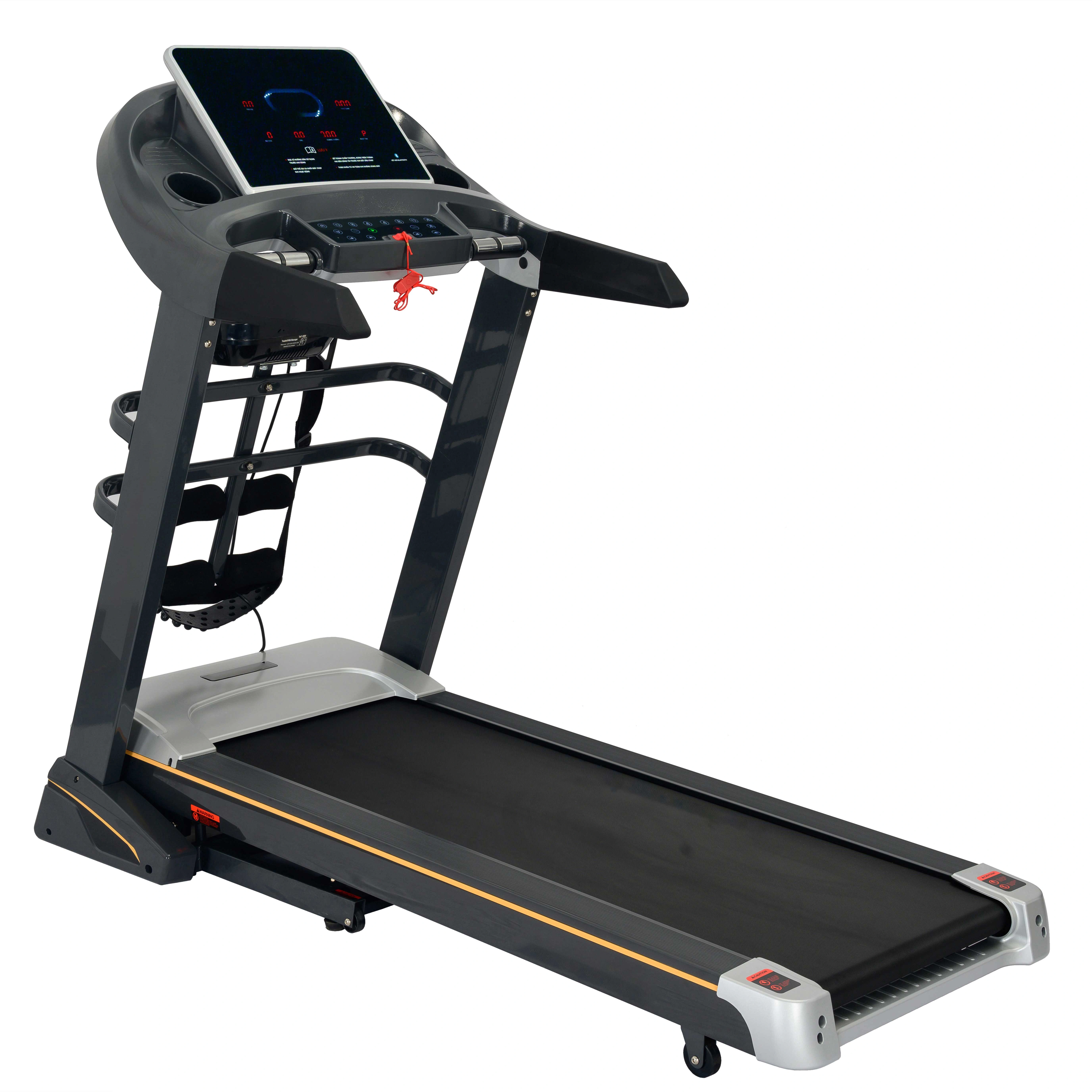 Gymbopro Comercial Motorised Treadmill Electric Auto Incline Treadmill With Massager Belt
