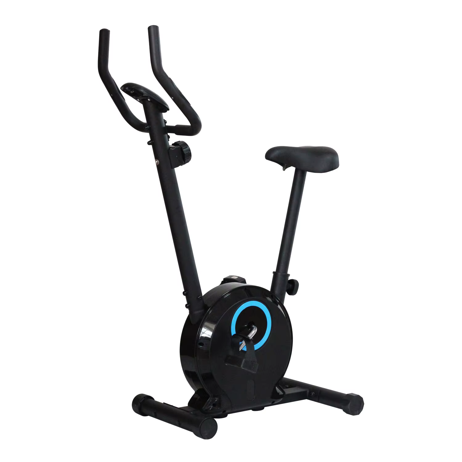 Gymbopro Adjustable Comfortable Upright Exercise Bike Magnetic Exercise Bike for Home Gym