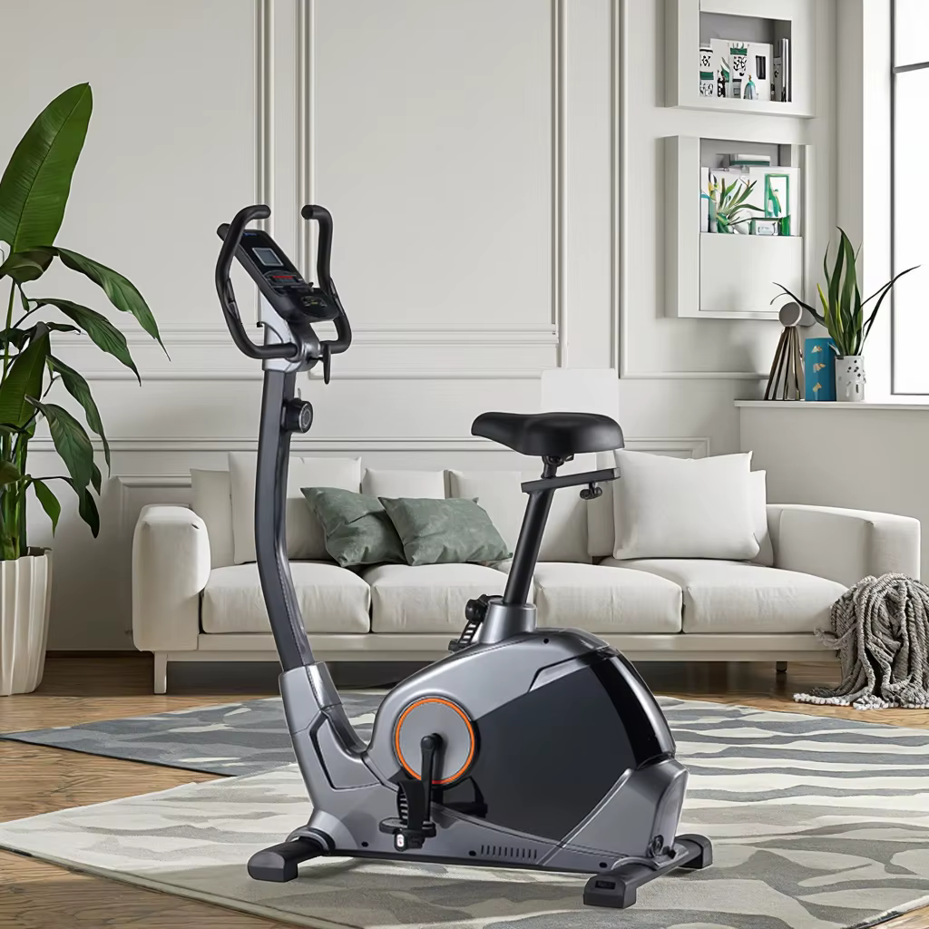 Gymbopro Adjustable Resistance Multifunction Magnetic Electric Exercise Bike for Home Gym