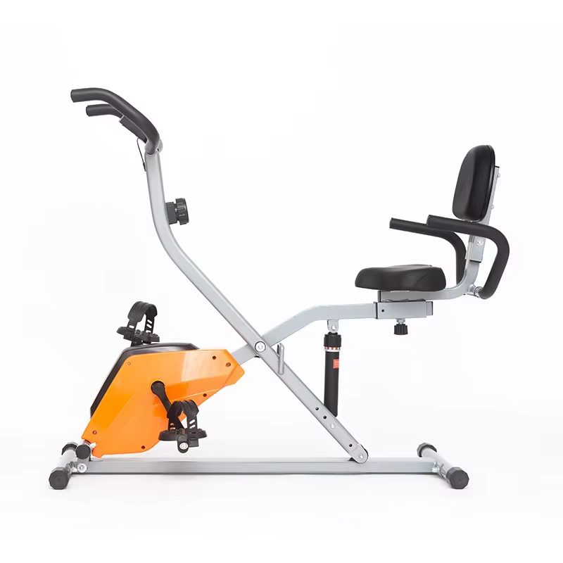 Gymbopro Factory Rower in One Magnetic Resistance Recumbent Rowing Cycle V Exercise Bike Machine for Sale