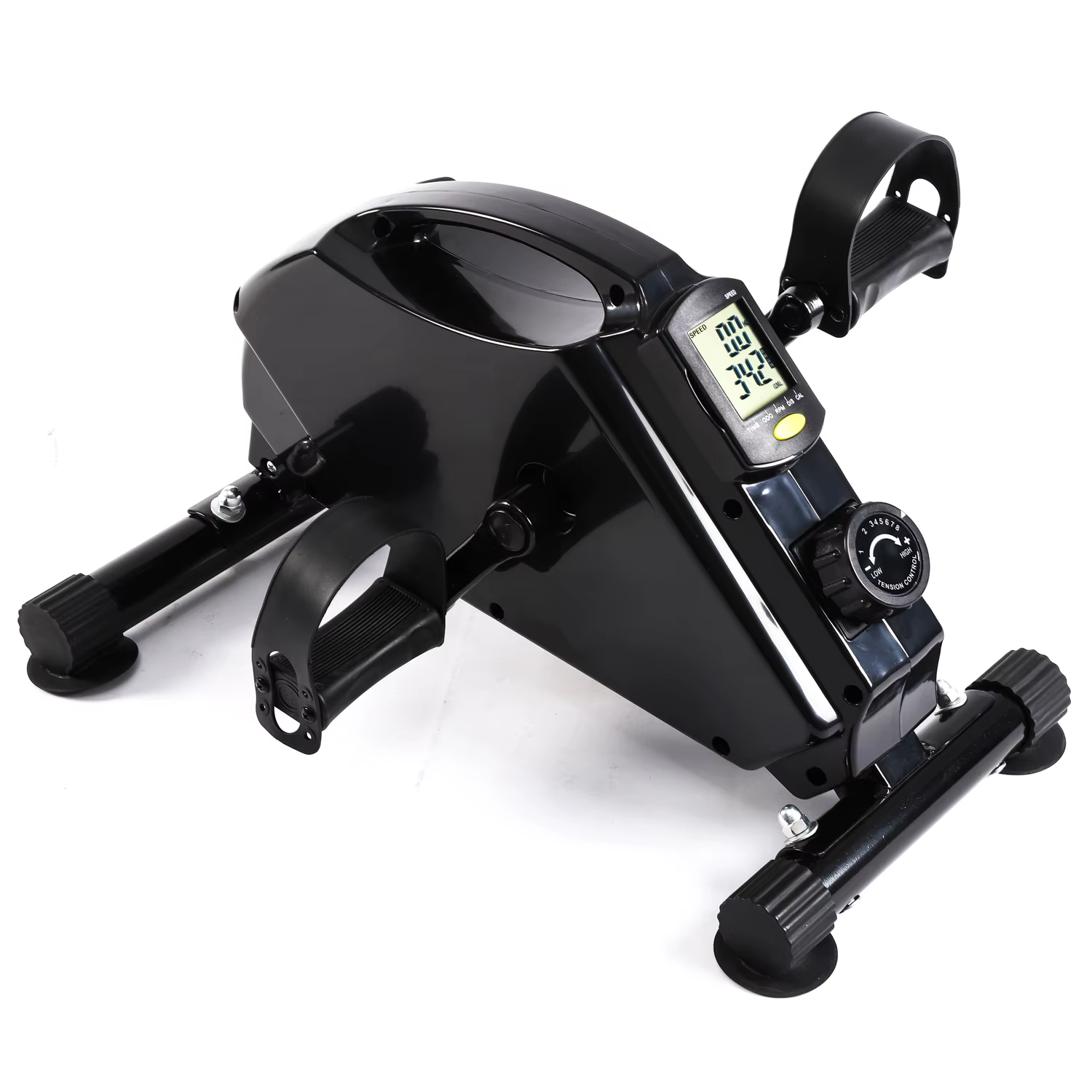 Portable with Handle Desk Exercise Bike Mini Silent Magnetic Exercise Bikes for Home Gym
