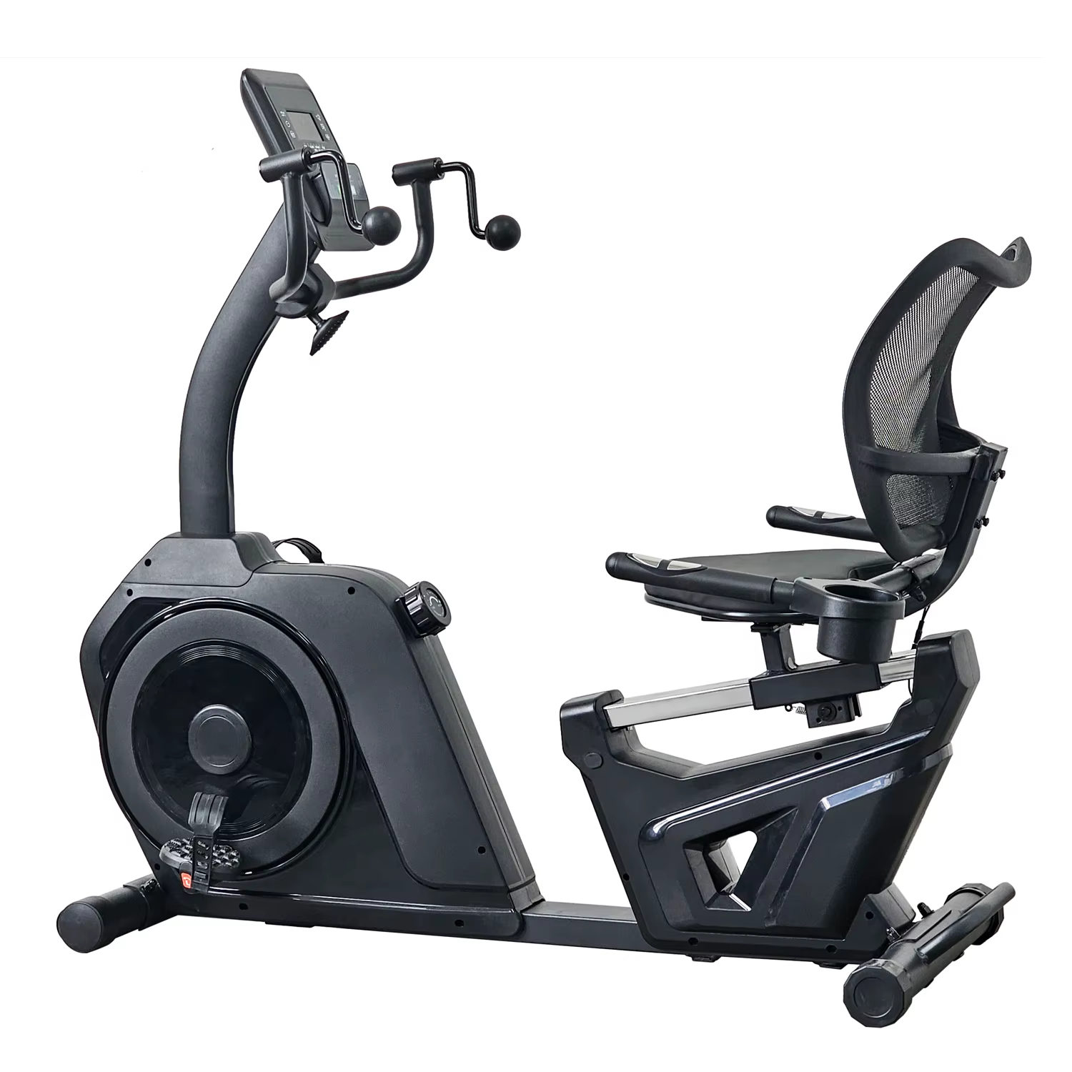 Gymbopro Stable and Quiet Indoor Magnetic Horizontal Exercise Bike for Home Gym