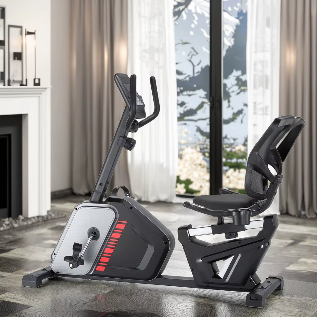 Gymbopro High-quality Multifunction Horizontal Magnetic Exercise Bike for Home Gym