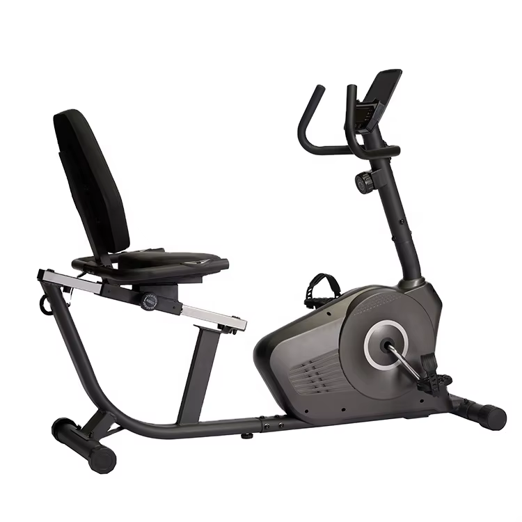 Gymbopro Professional Best Affordable Stationary Bike Folding Magnetic Exercise Recumbent Bike
