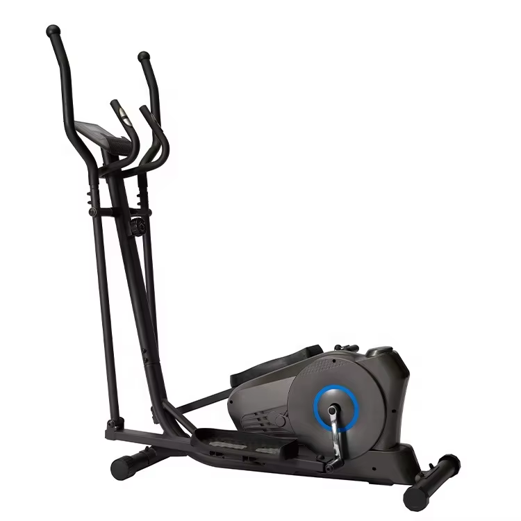 Home Use Manual Adjustable Stationary Magnetic Upright Elliptical Trainer Machine