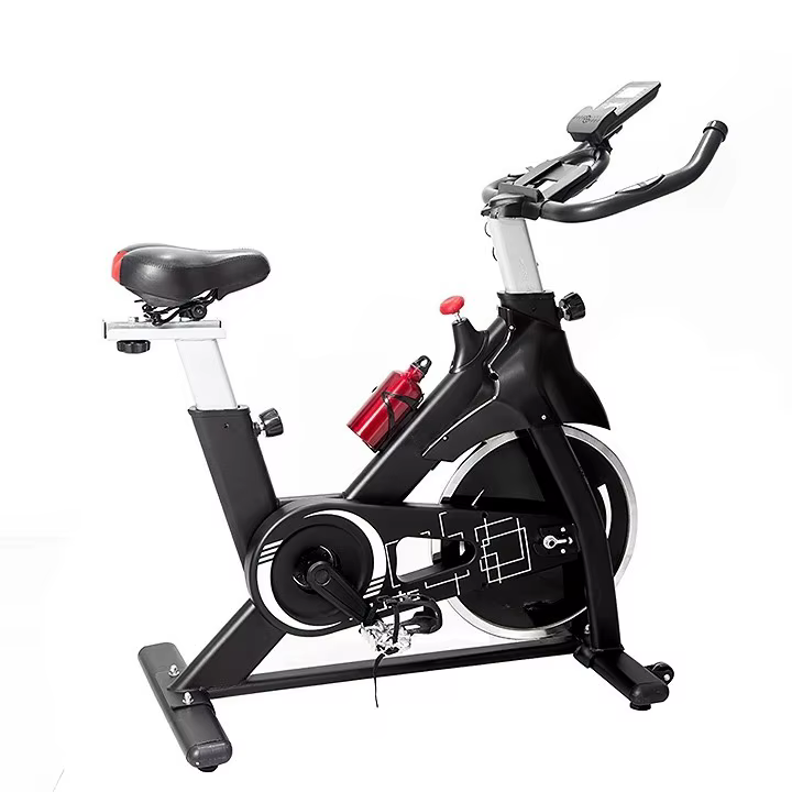 Advanced Gym Professional Equipment Fitness Exercise Stationary Bicycles Spin Bike for Indoor Silent Sports Steel Foam Unisex