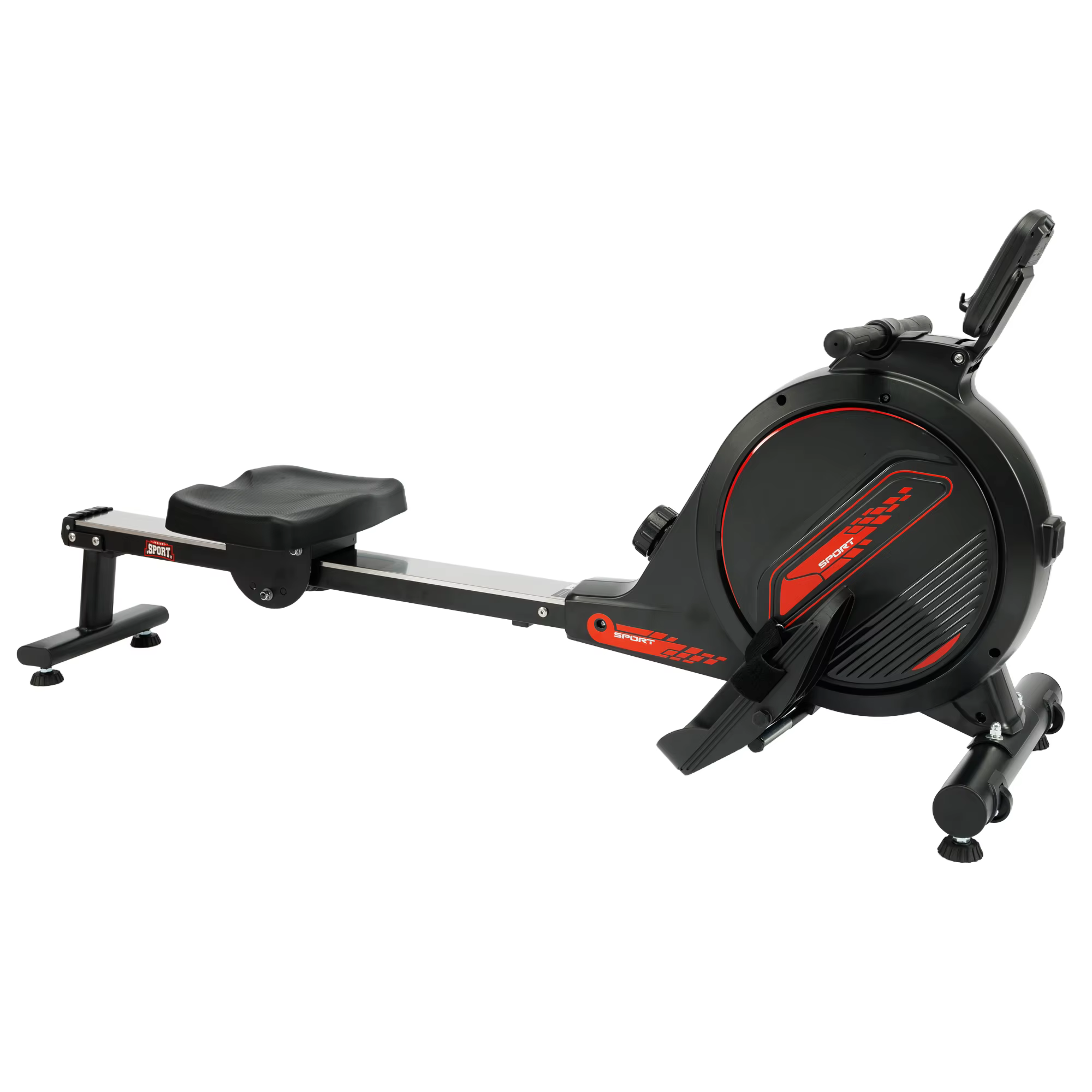 Gymbopro Adjustable Resistance Upright Storage Indoor Rowing Machine Fitness for Home Gym