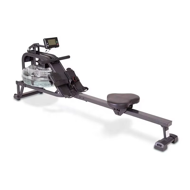 Home Cardio Training Foldable Rower Magnetic Indoor Gym Exercise Equipment Steel Water Rowing Machine for Sale