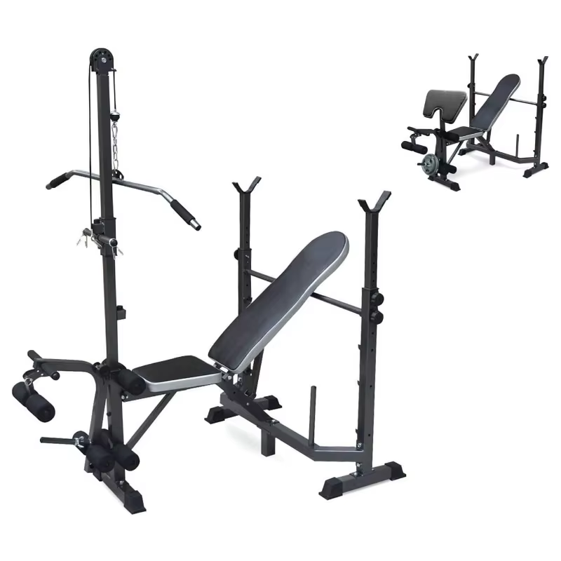 Gymbopro Multi-functional Adjustable Weight Workout Bench Lifting Bed Sit up Foldable Fitness Weight Bench
