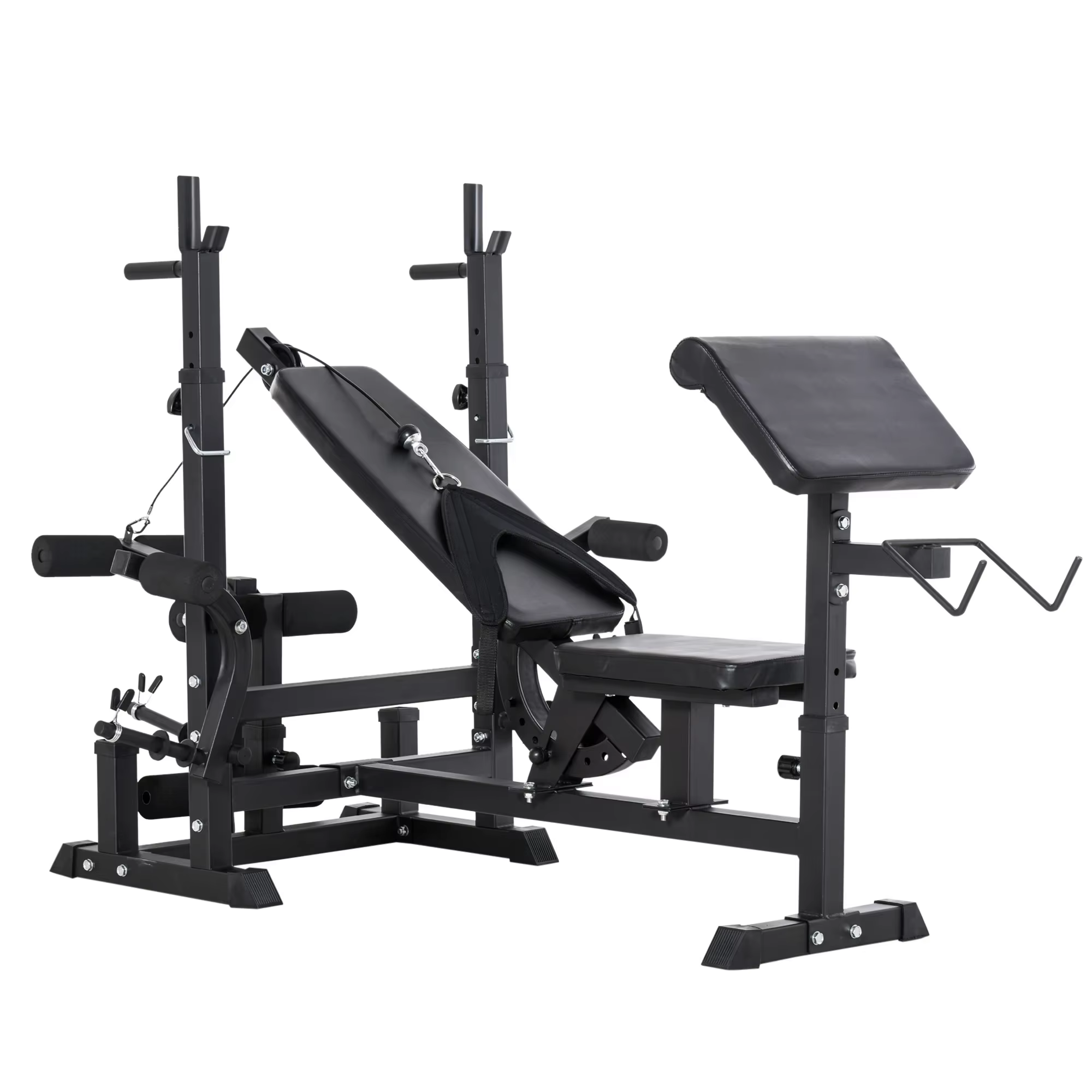 Home Gym Set Multi-functional Weight Bench Wholesale Adjustable Multifunctional Weight Gym Bench with Weights