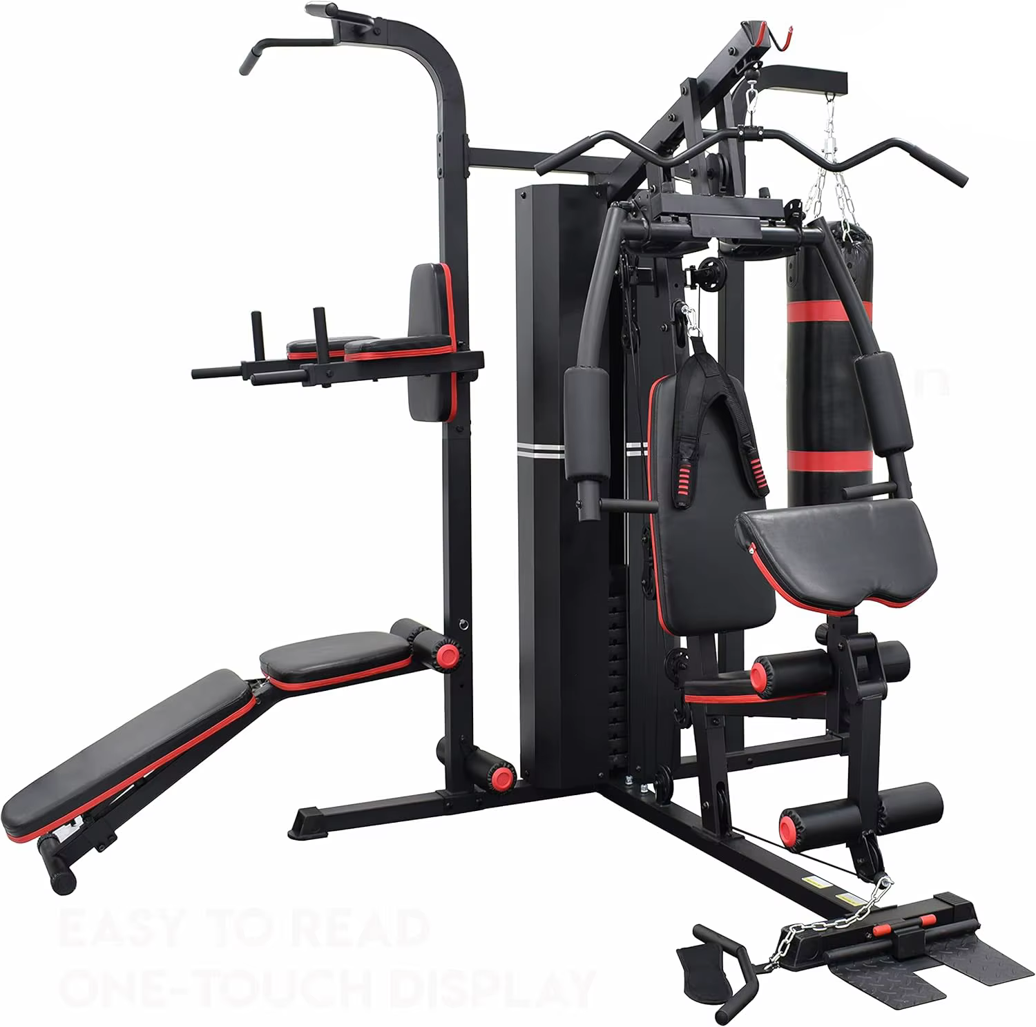 Gymbopro Professional Thickened Steel Pipe 3 Station Home Gym Multi Functional Equipment