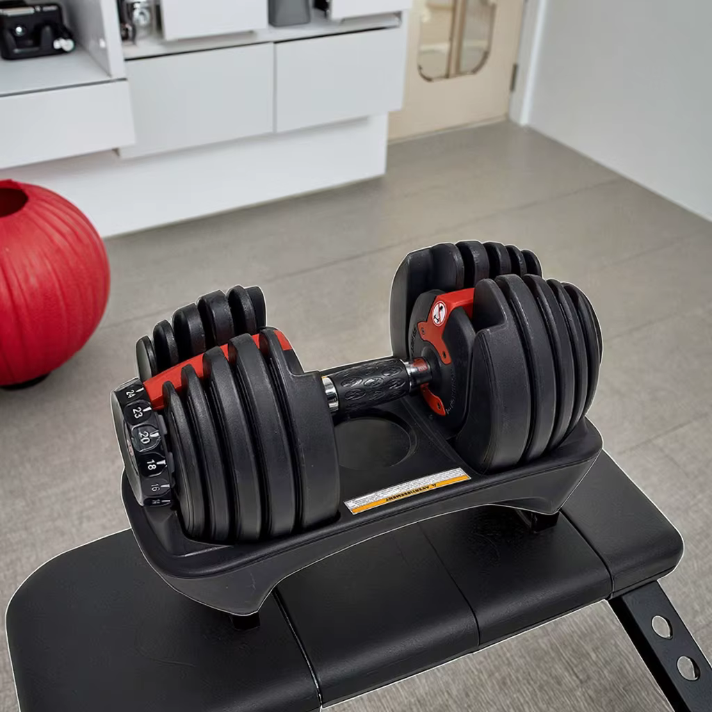 Gym Training Weight Lifting Fitness Automatic 24KG Adjustable Dumbbell