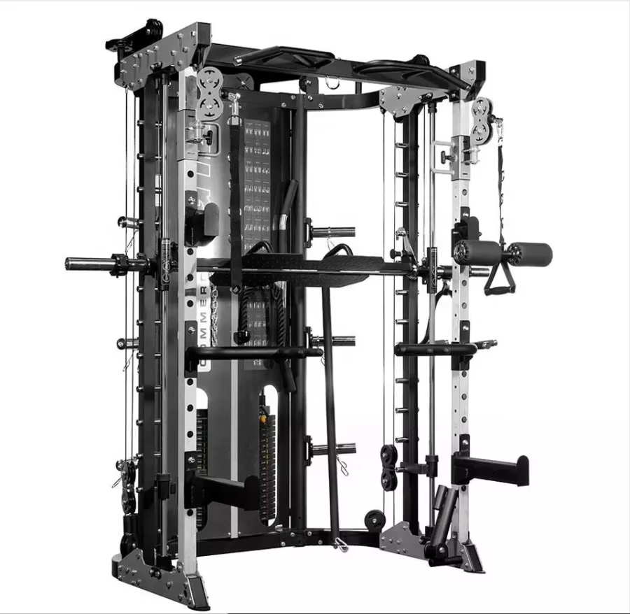 XINRUI Gym Equipment Multi-Functional Smith Machine Steel Tube 376KG Unisex XR1001A