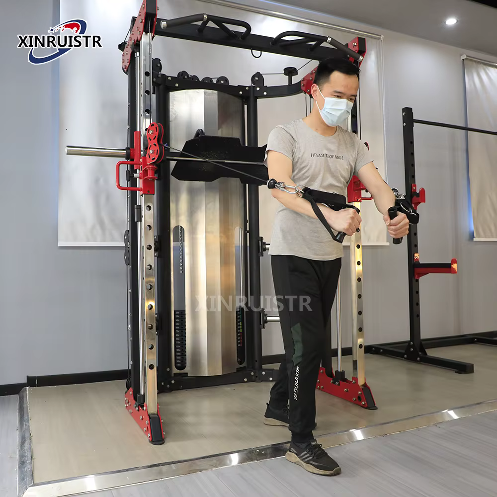 10 in 1  Multi Smith Functional Multi Smith Machine Pulldown Squat Rack Cable Crossover Trainer
