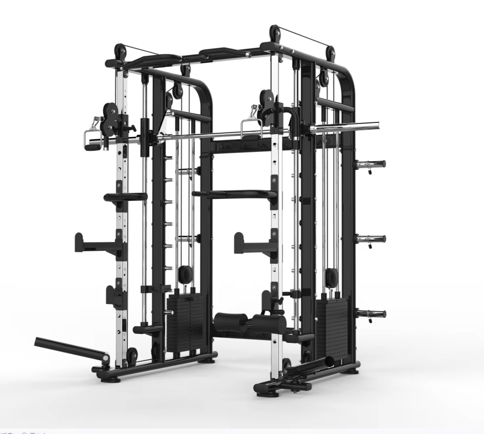 Multi-Functional Trainer Smith Machine Home Gym Fitness Equipment for Chest Exercise Steel Material for Home Use