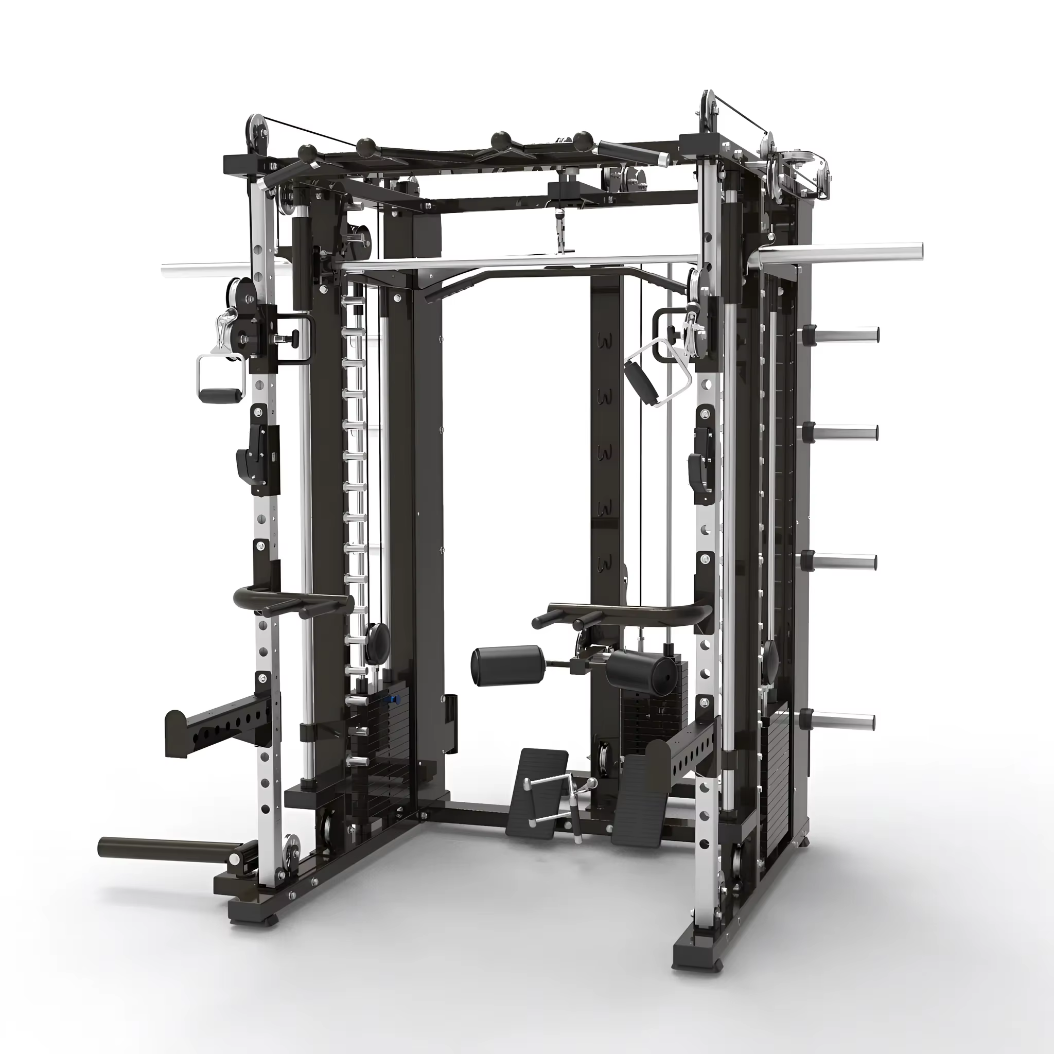 Factory Directly New Professional Indoor Home Gym Equipment Multi Functional Trainer 3 in 1 Combo Power Rack with Smith Machine