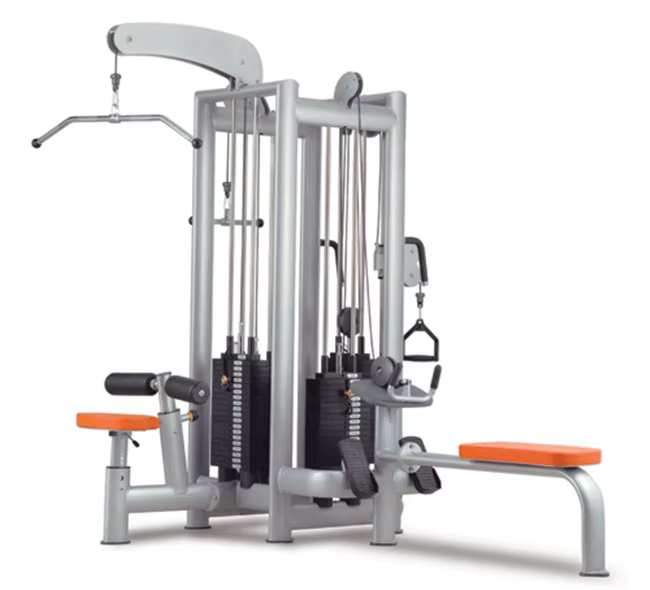 Manufacture Commercial Hot Sell Body Building Factory Direct Supply Gym Equipment Multi Jungle 4 Station Gym