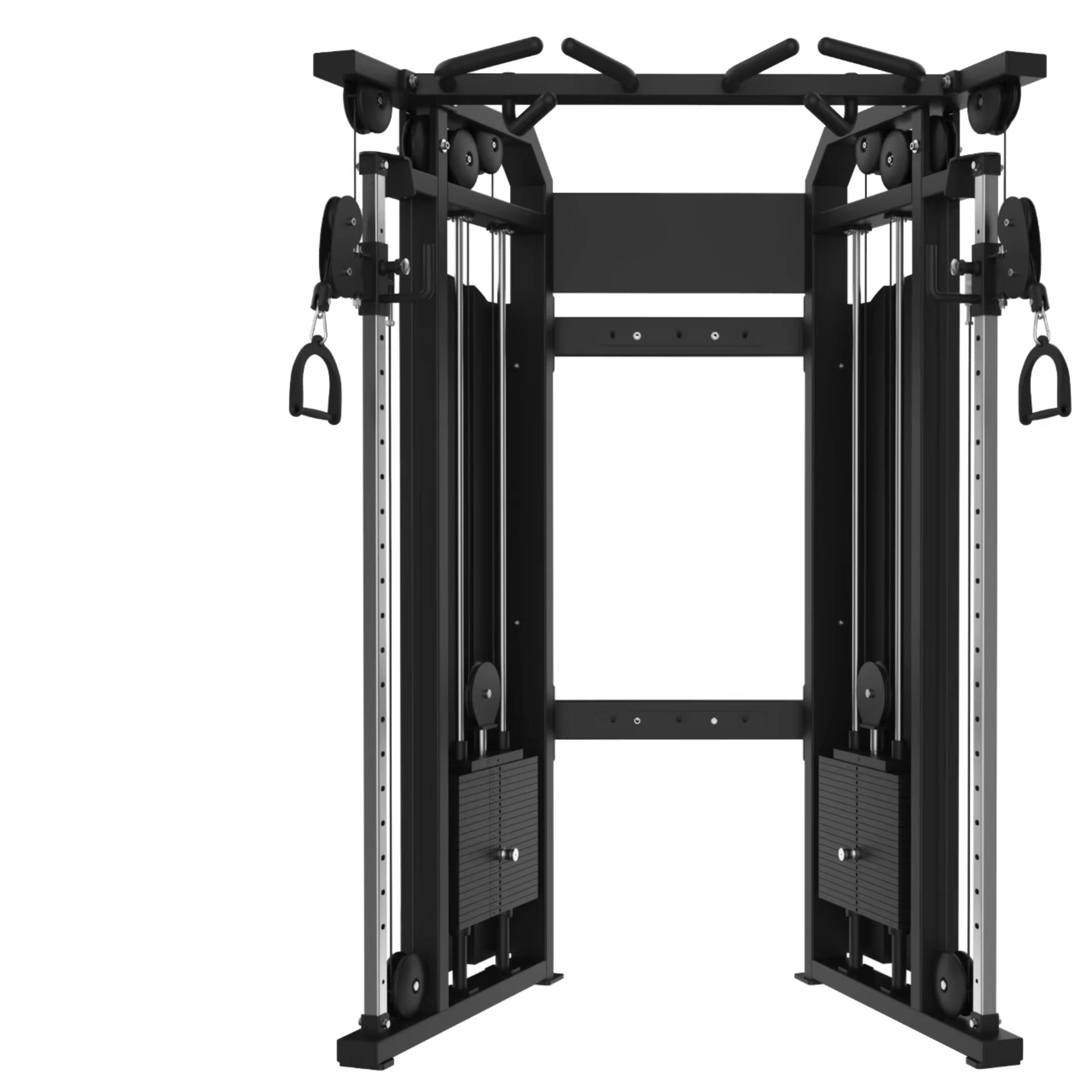 Commercial Gym Equipment Dual Adjustable Steel Pulley System Trainer for Arms Multi-Station Cable Crossover Integrated Gym