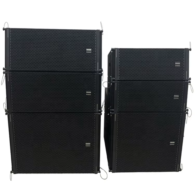 DEKEN SHOW L210 Dual 10-inch Line Array Speaker Passive 700W Professional Stage Audio System 131dB SPL for Events/Theaters