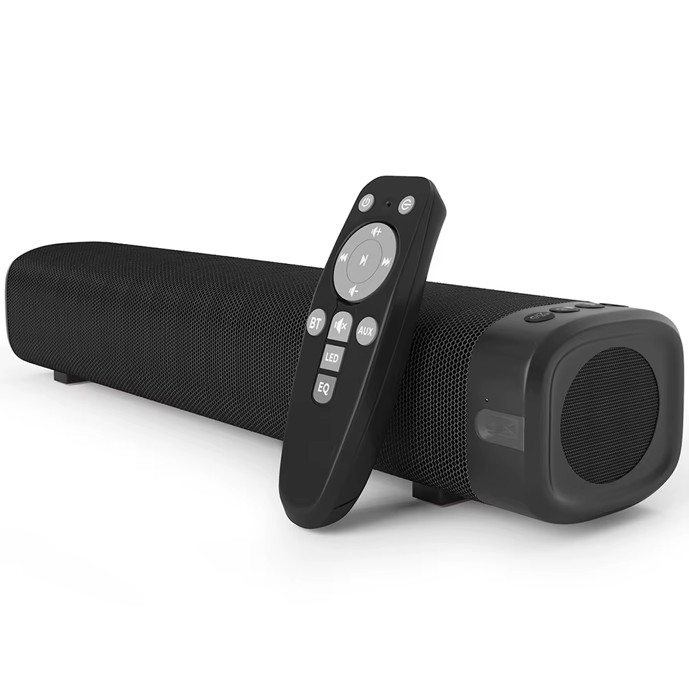 Best Selling Portable Soundbar  Wireless Bluetooth TV with 2 Full-range 2.25" 15W Speakers for Home Theatre Experience