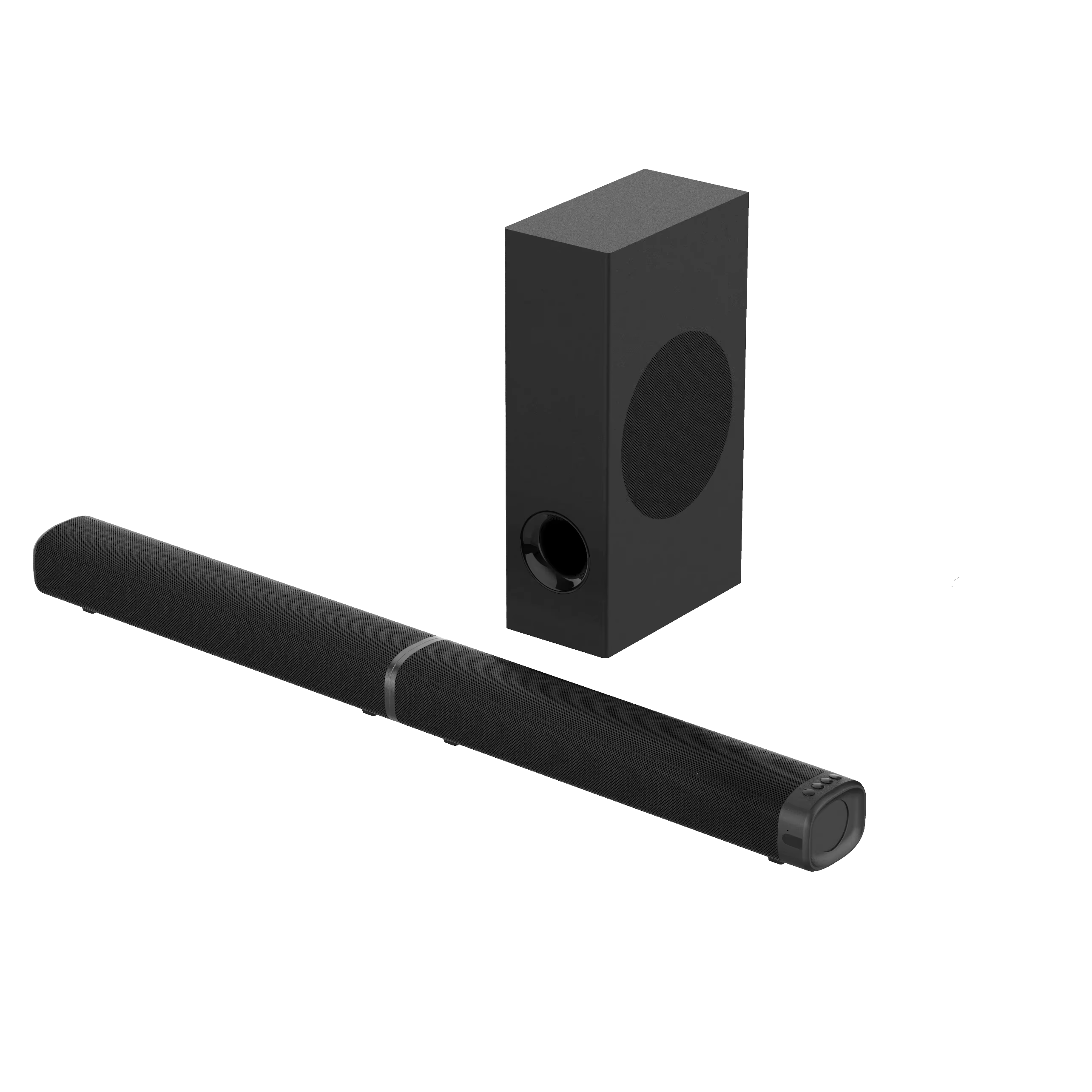 Soundbars with Built in Subwoofers  2.1 Soundbar for Television Dual-segment Speakers Split Type Sound bar