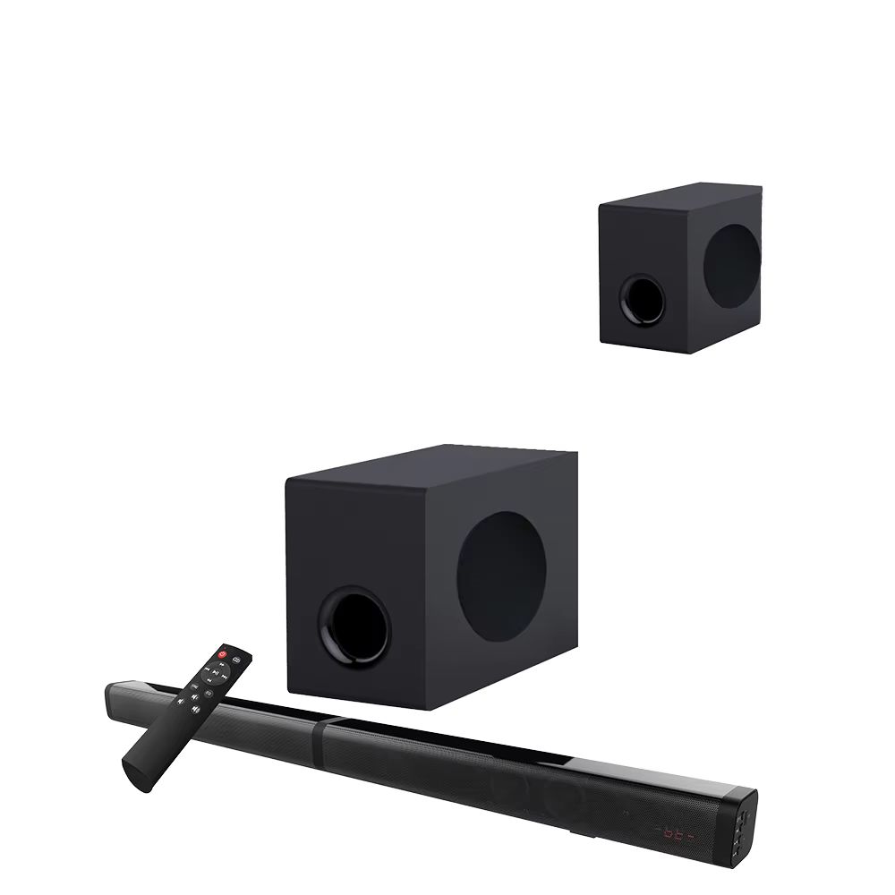 Wireless 2.1 Home Theater Sound System for Bluetooth USB Aux Functions Without Subwoofer for Theatre Music Remote Control