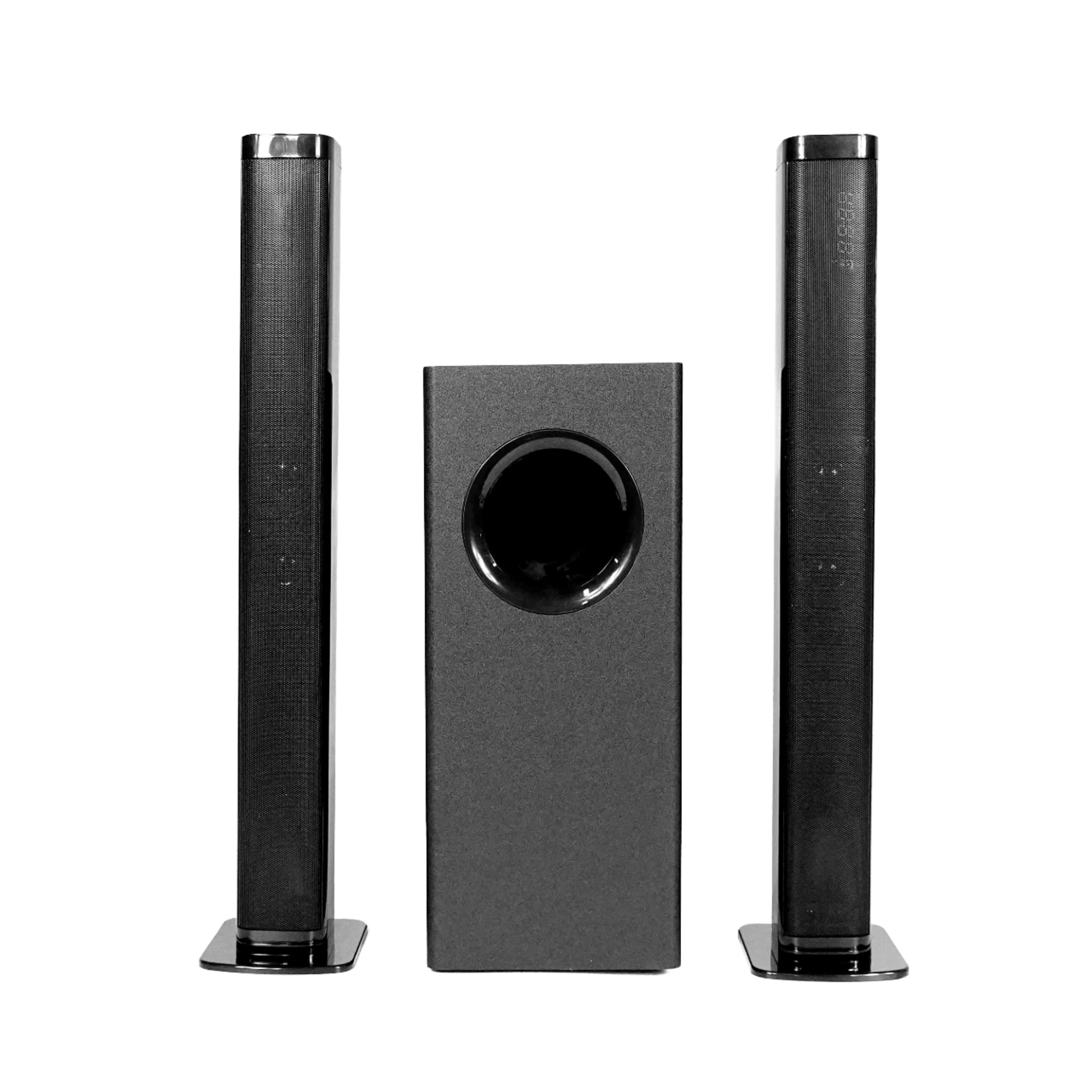 40W Wireless Home Theater System Soundbar with Subwoofer Wood Combination Style