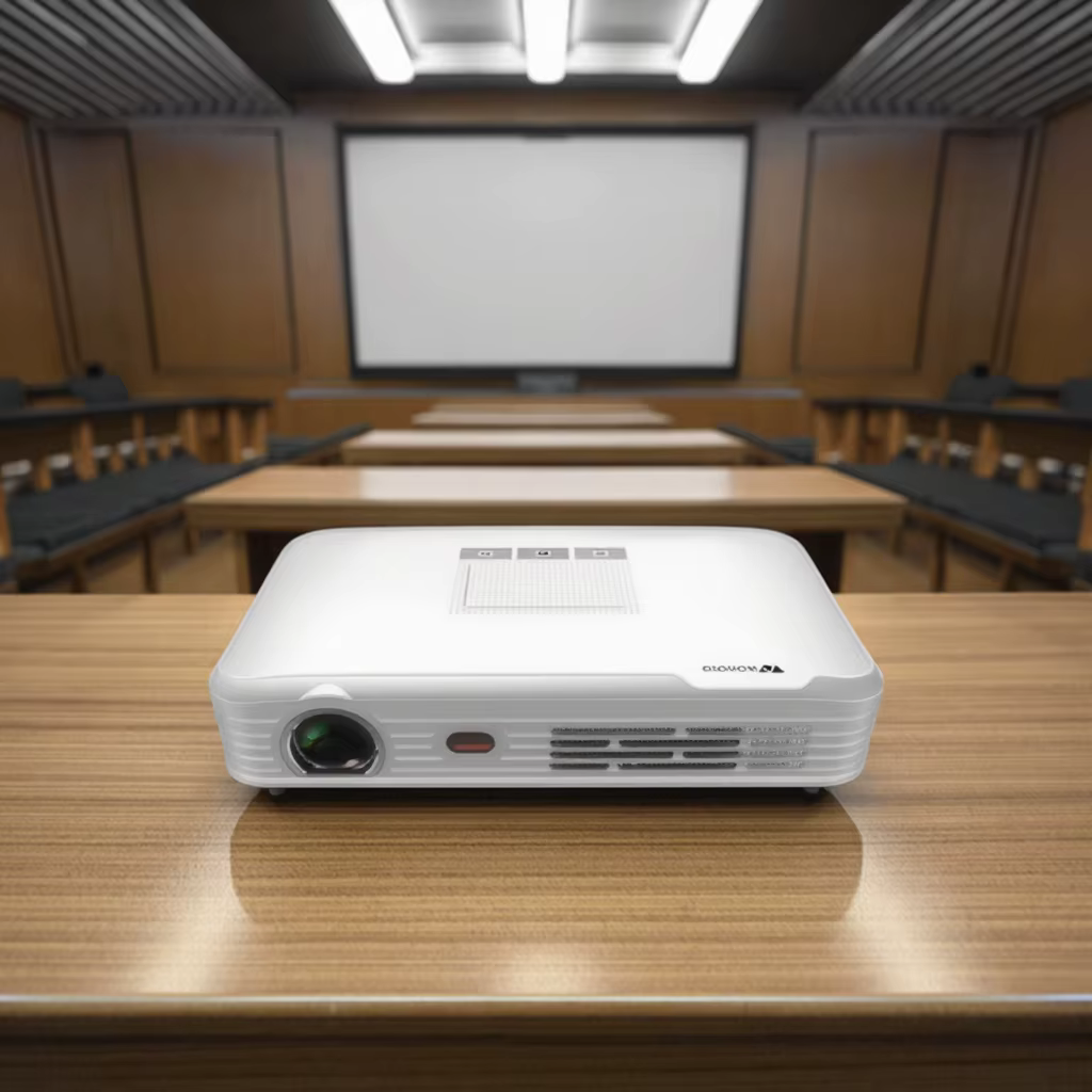 Portable 4K Mini Projector 2G RAM HIFI Stereo 5000 Lumens 16GB Storage Android OS for /WiFi Indoor/Outdoor