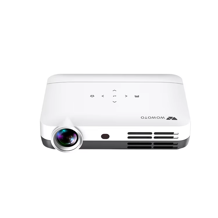 Wowoto Latest H10 4k Android Projector Home Theater with HIFI Speaker Mode Led Mini Dlp Wireless Beam Projector