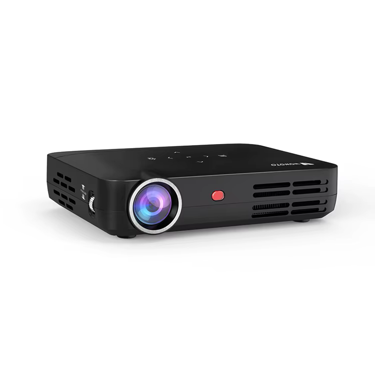 High-Brightness Smart Projector: DLP HDR 500 Lumens, 4K UHD, Android 9, WiFi6, for Home Gaming & Daytime Viewing